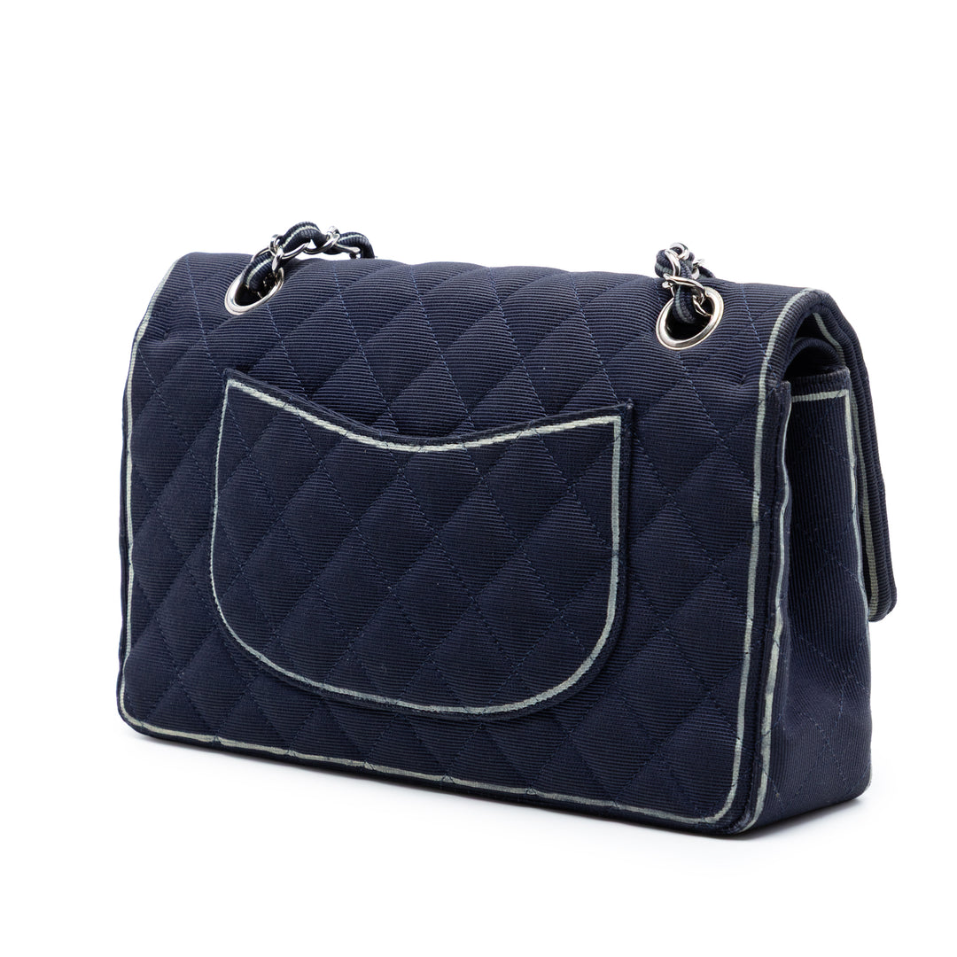 Chanel Medium Classic Printed Grosgrain Double rabat