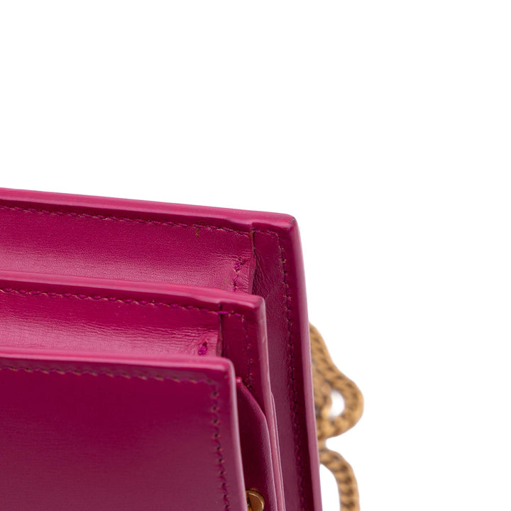 Saint Laurent Smooth Cuir de veau Monogram Cassandra Clasp Bag