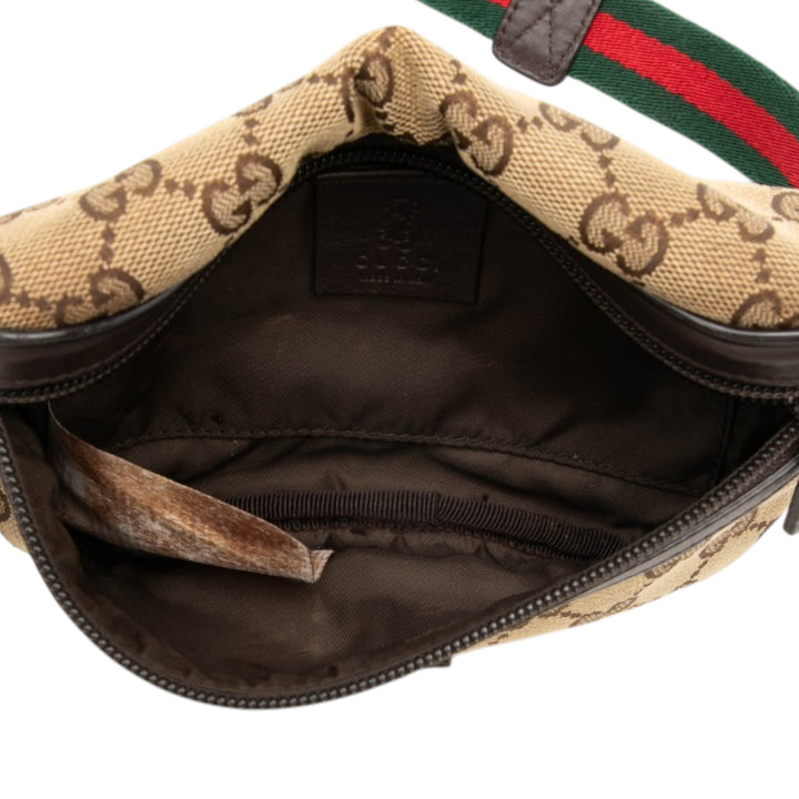 Gucci Childrens GG Toile Web Sac ceinture