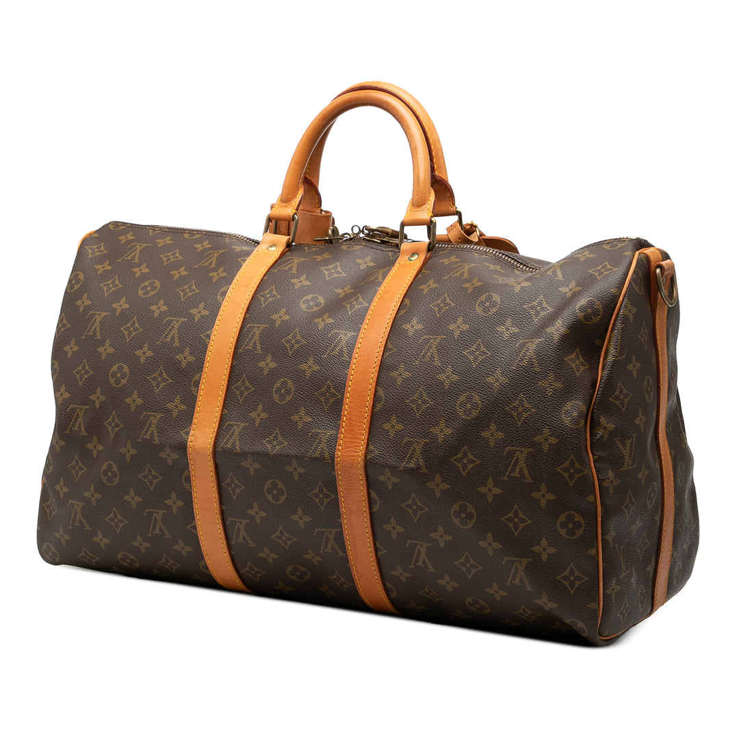 Louis Vuitton Monogram Keepall Bandouliere 50
