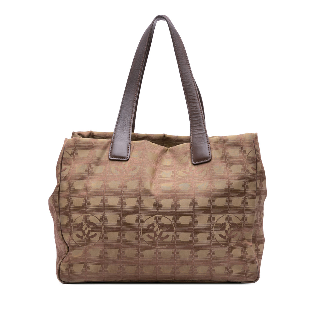 New Travel Line Nylon Tote Brown - Gaby Paris