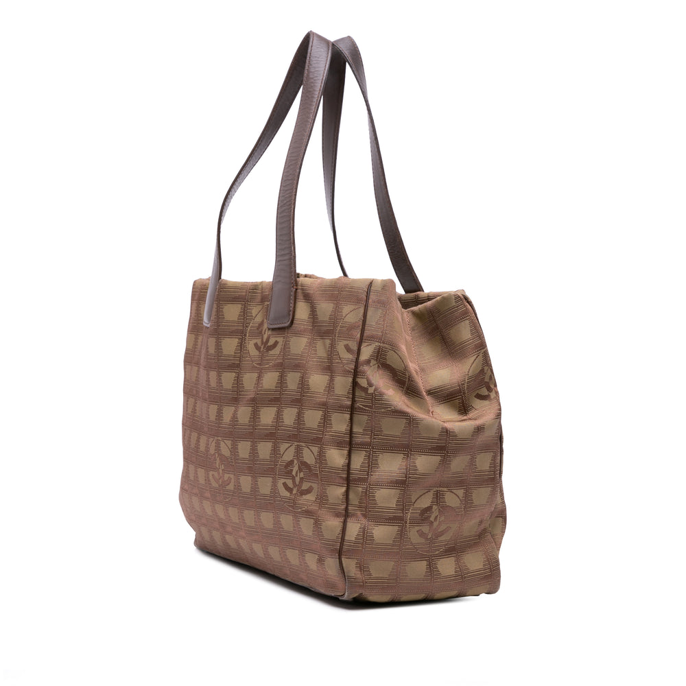 New Travel Line Nylon Tote Brown - Gaby Paris