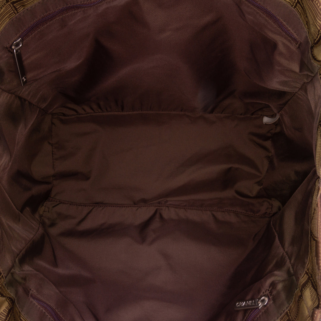 New Travel Line Nylon Tote Brown - Gaby Paris
