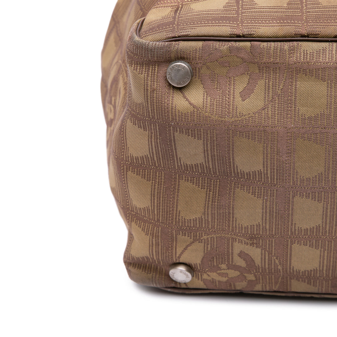 New Travel Line Nylon Tote Brown - Gaby Paris