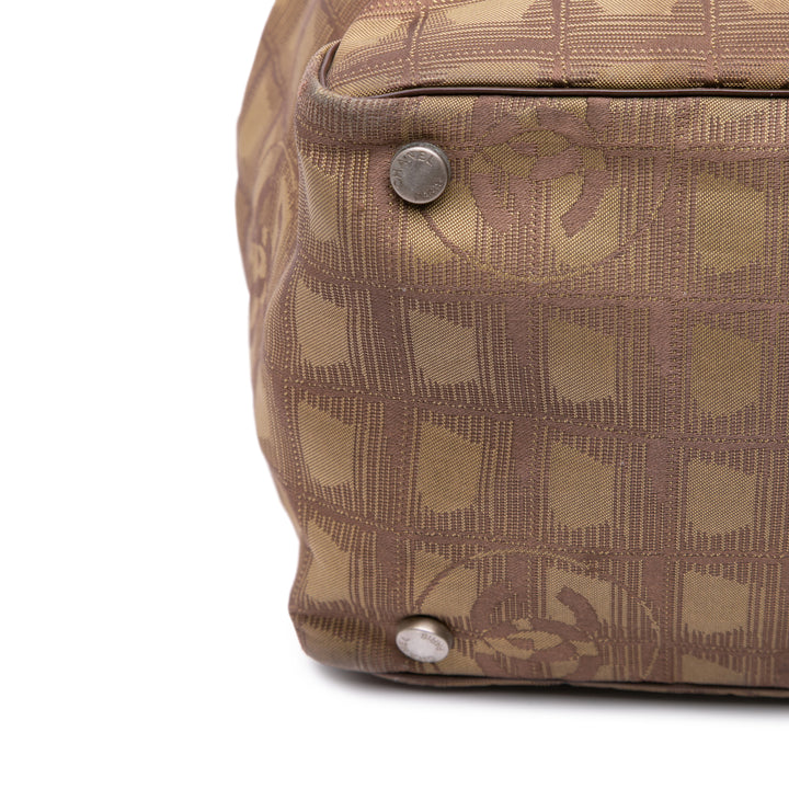 New Travel Line Nylon Tote Brown - Gaby Paris