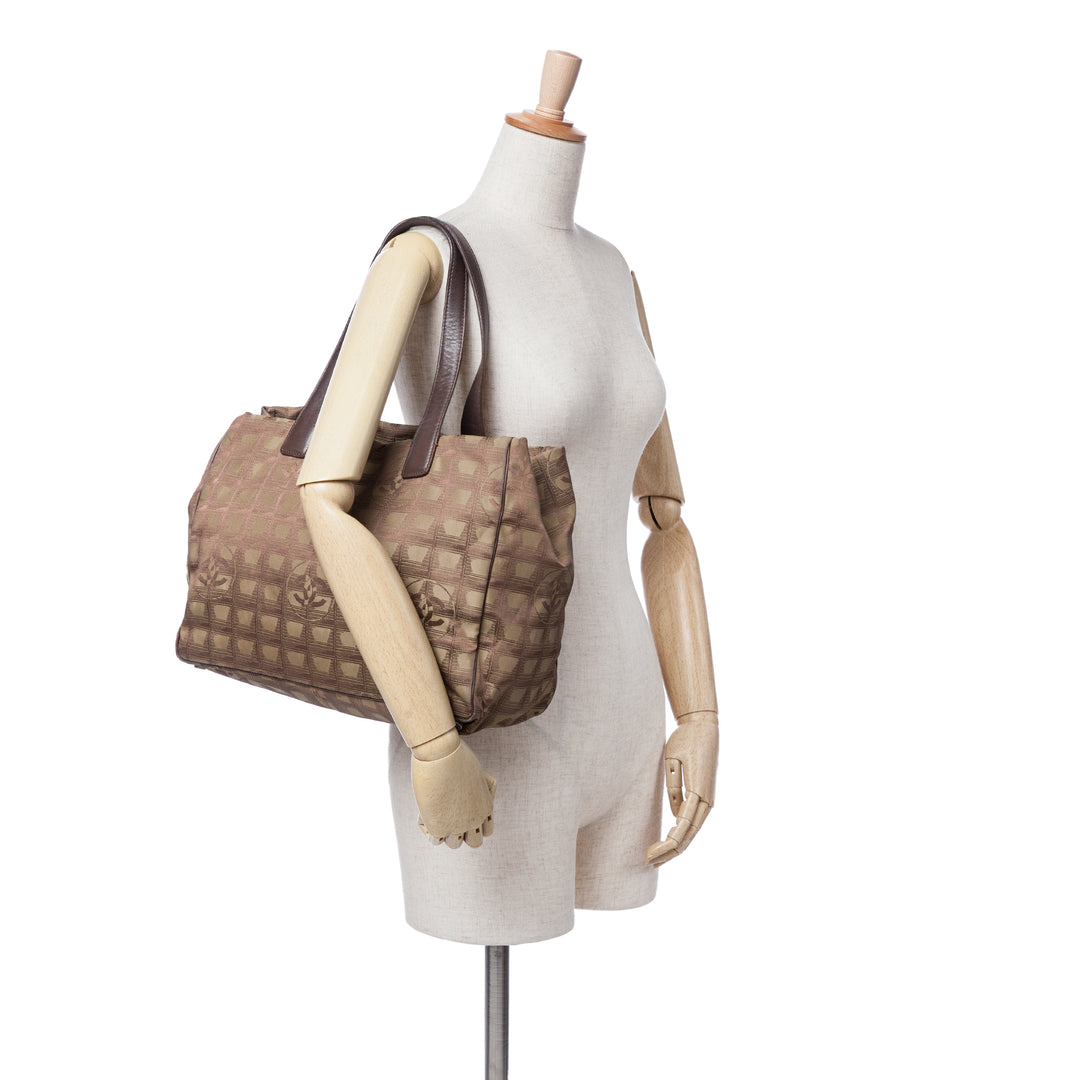 New Travel Line Nylon Tote Brown - Gaby Paris