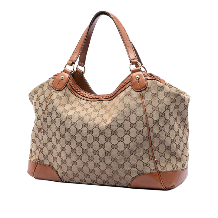 Gucci Medium GG Toile Brick Lane Cabas