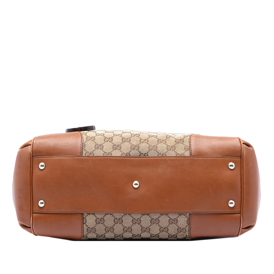 Gucci Medium GG Toile Brick Lane Cabas