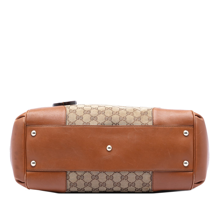 Gucci Medium GG Toile Brick Lane Cabas
