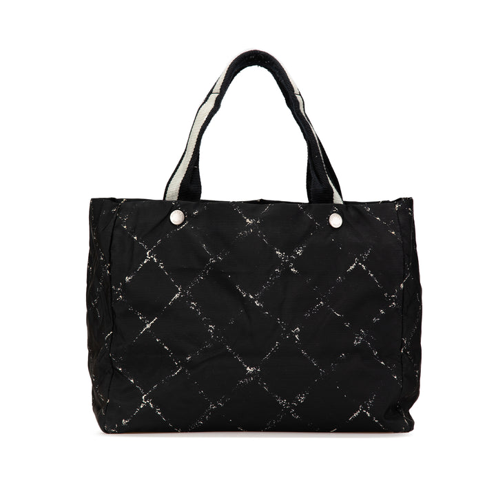 Old Travel Line Nylon Tote Black - Gaby Paris