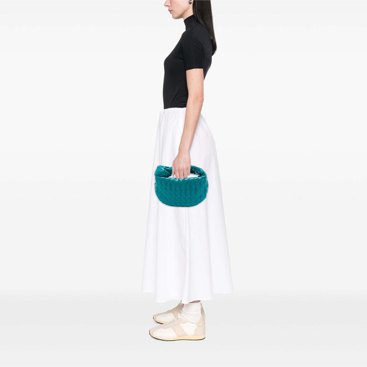 Bottega Veneta Mini Cuir verni Intrecciato Jodie