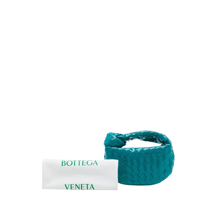 Bottega Veneta Mini Cuir verni Intrecciato Jodie