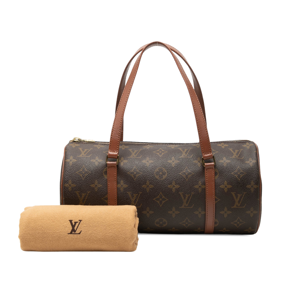 Papillon 30 Monogram Marron