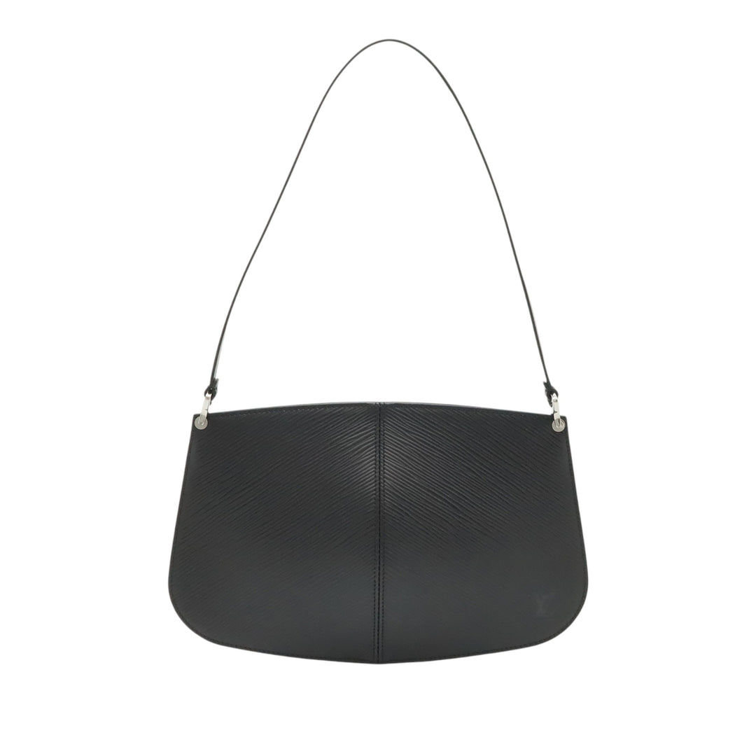 Demi Lune Pochette Épi Noir
