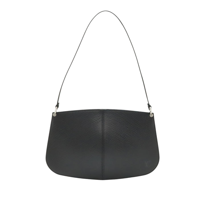 Demi Lune Pochette Épi Noir