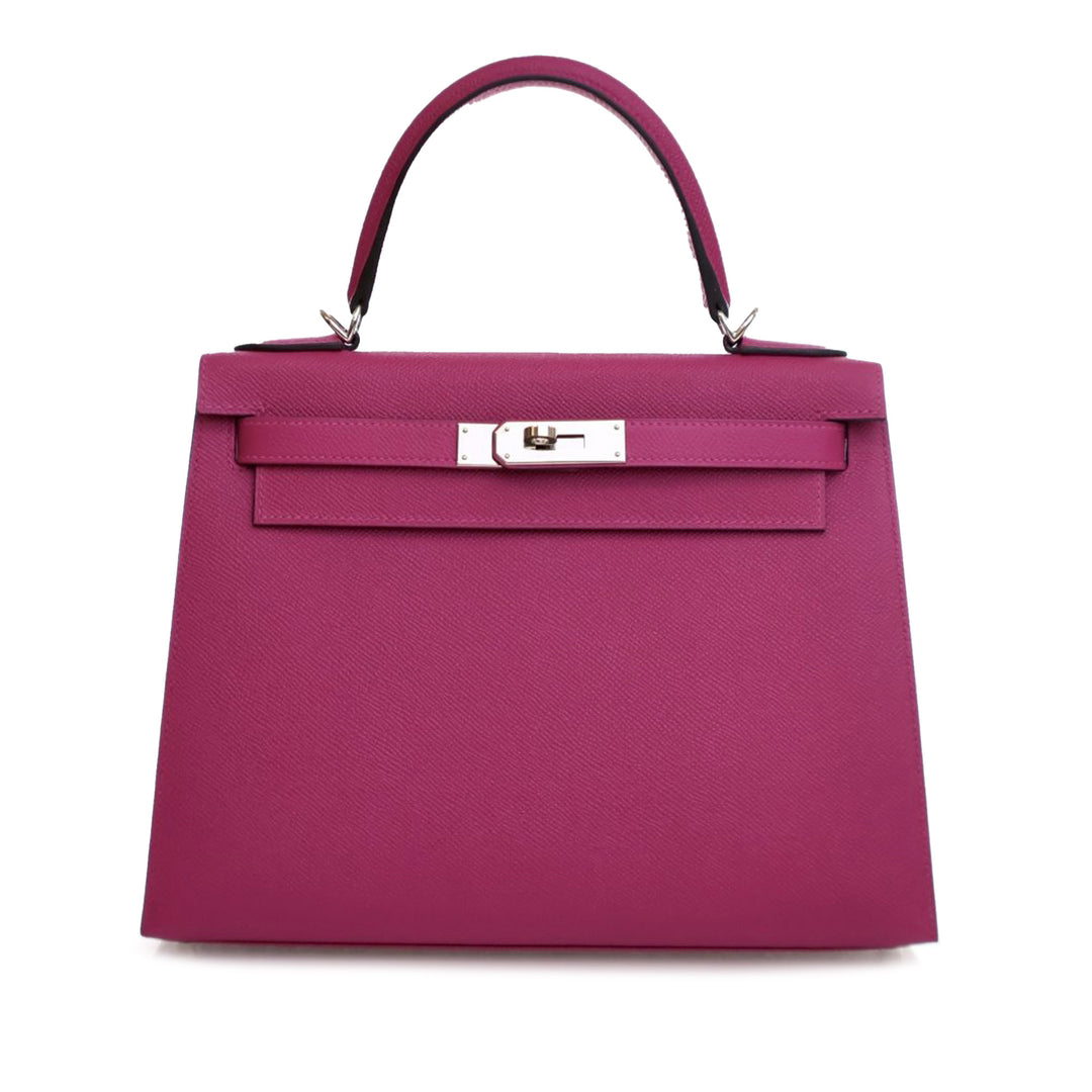 Hermès Epsom Kelly II Sellier 28 Violet – GABY PARIS Authentique