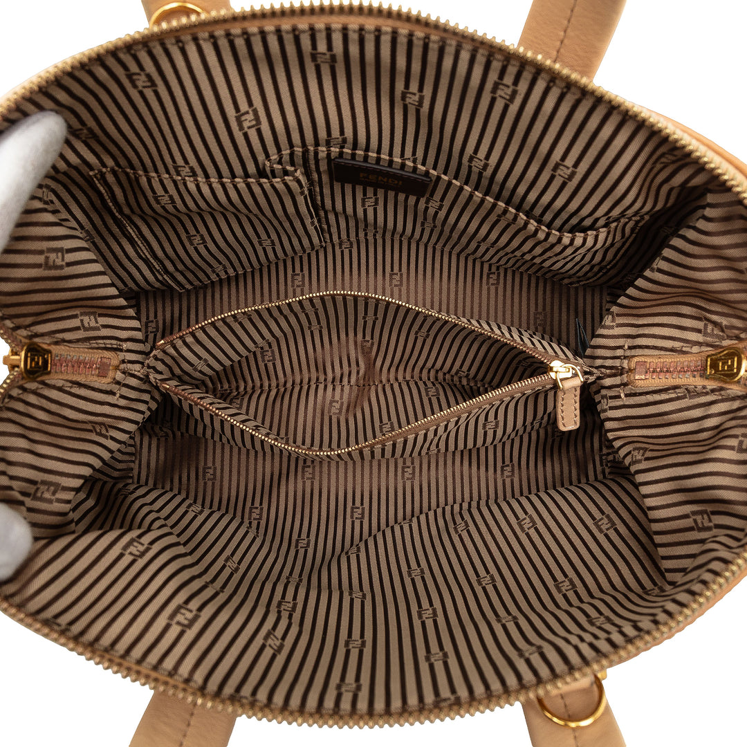 Fendi Small Tricolor Cuir Colorblock Chameleon Sac