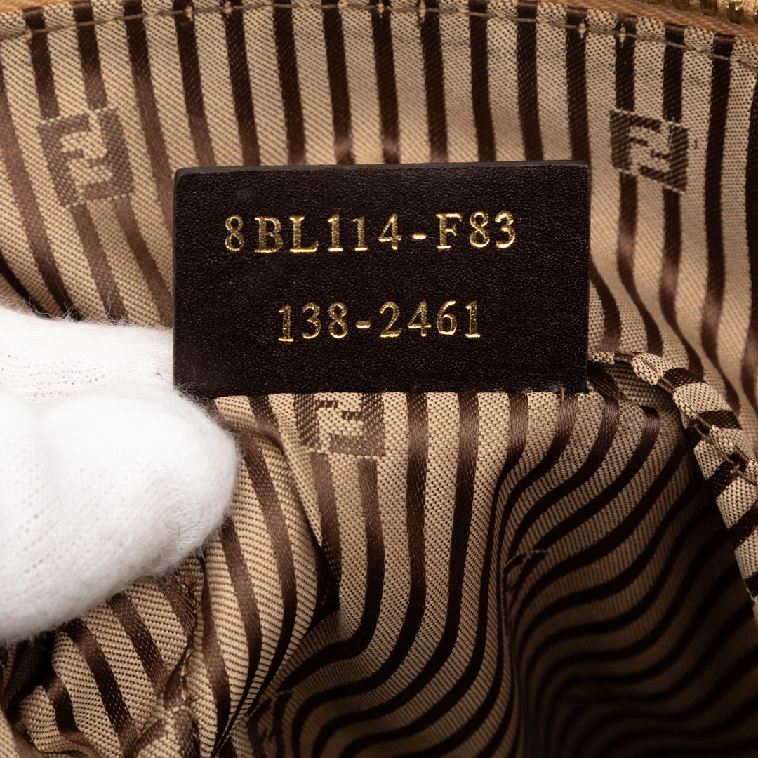 Fendi Small Tricolor Cuir Colorblock Chameleon Sac