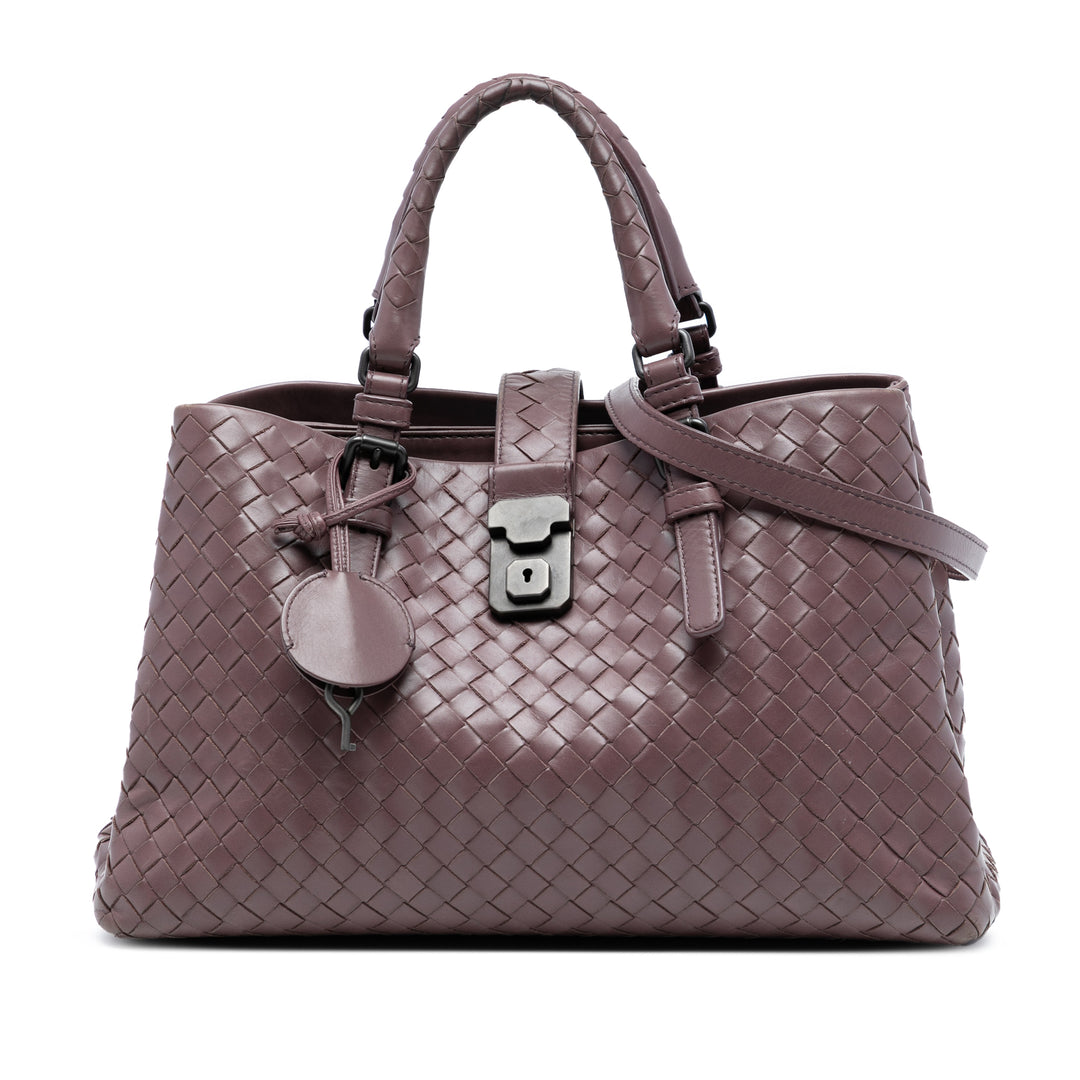 Bottega Veneta Intrecciato Roma Sac Petit nappa Rouge