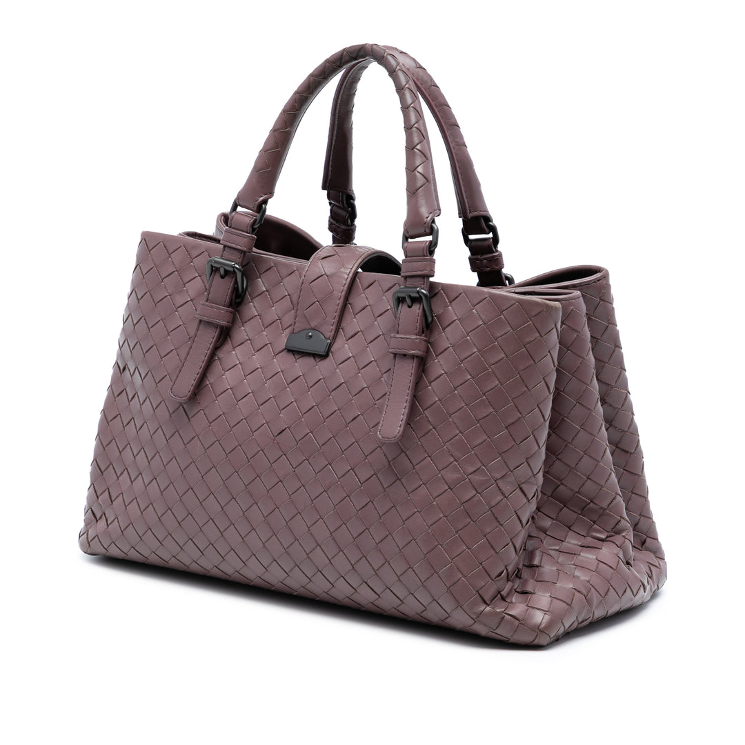 Bottega Veneta Intrecciato Roma Sac Petit nappa Rouge