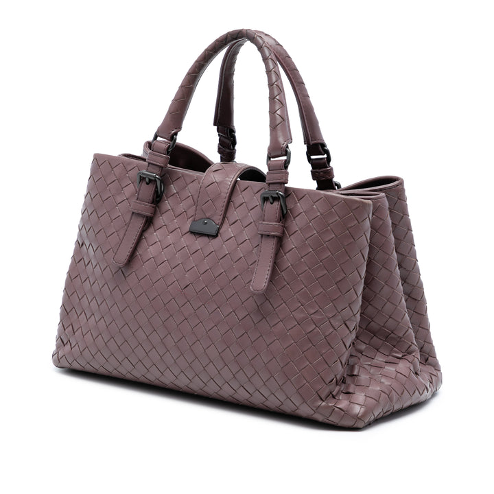 Bottega Veneta Intrecciato Roma Sac Petit nappa Rouge