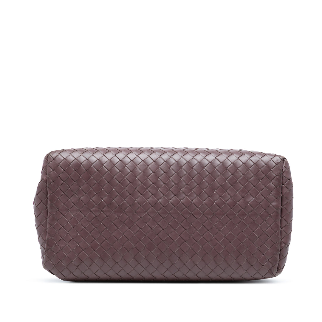 Bottega Veneta Intrecciato Roma Sac Petit nappa Rouge