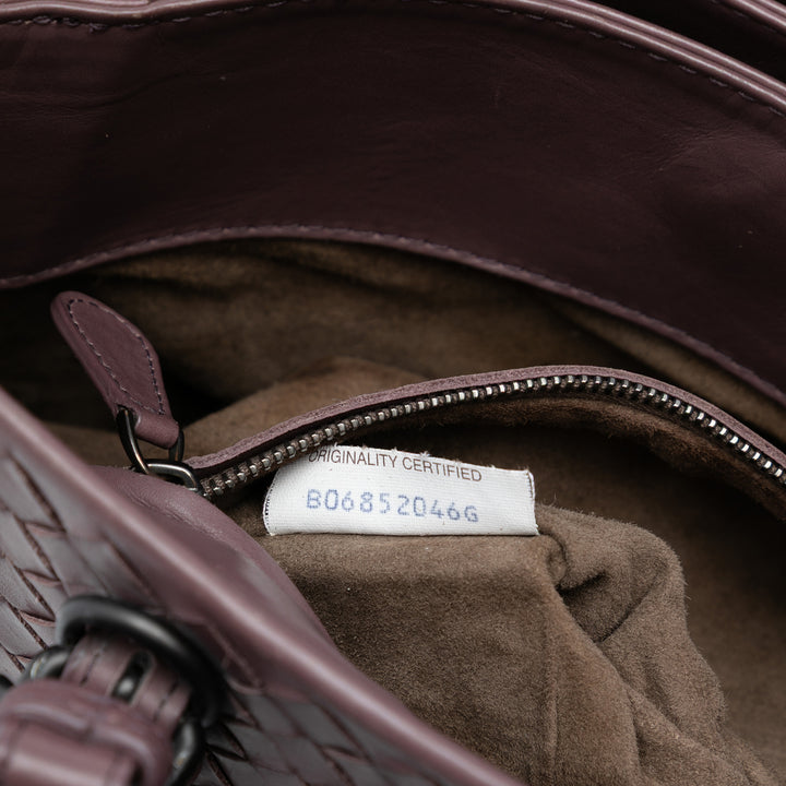 Bottega Veneta Intrecciato Roma Sac Petit nappa Rouge