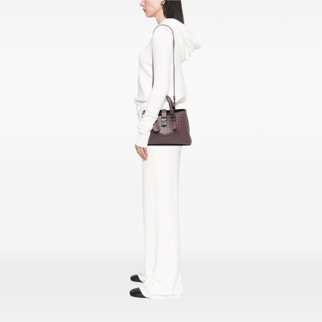 Bottega Veneta Intrecciato Roma Sac Petit nappa Rouge