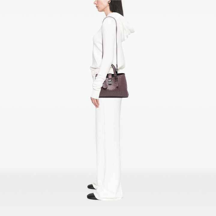 Bottega Veneta Intrecciato Roma Sac Petit nappa Rouge