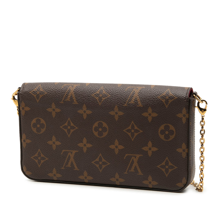 Pochette Felicie Monogram Marron