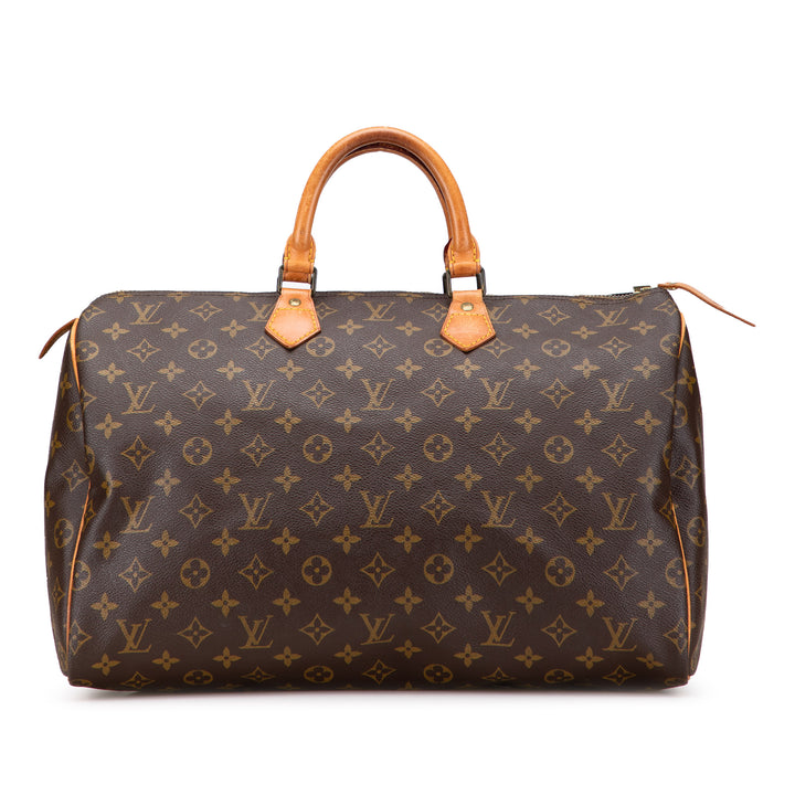 Louis Vuitton Monogram Speedy 40 Marron – GABY PARIS Authentique