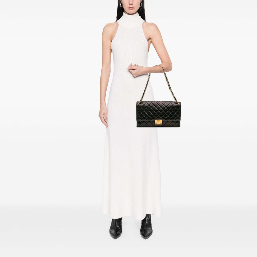 Chanel Quilted Cuir d’agneau Pagoda Accordion Flap Noir – GABY PARIS Authentique