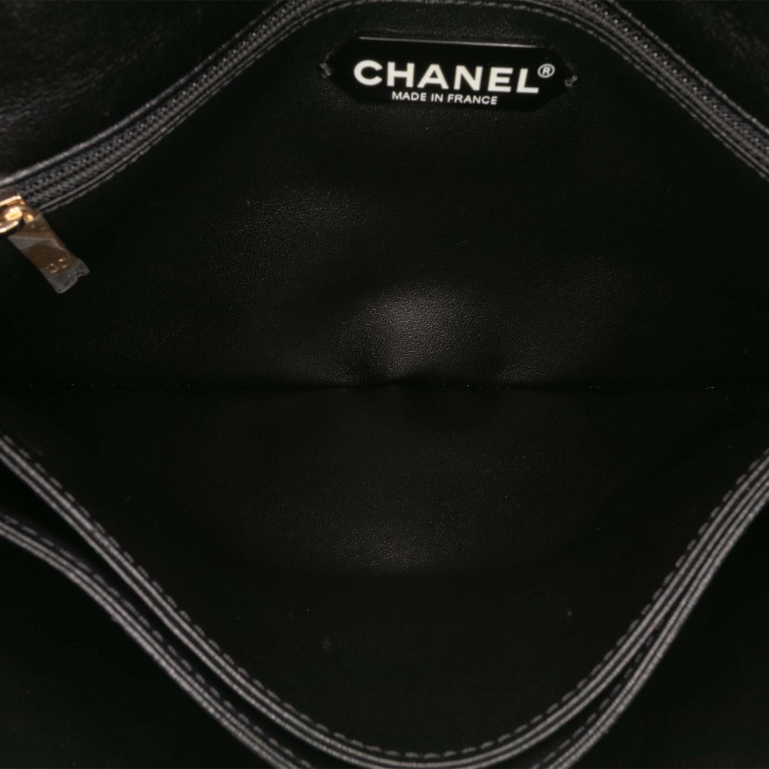 Chanel Quilted Cuir d’agneau Pagoda Accordion Flap Noir – GABY PARIS Authentique