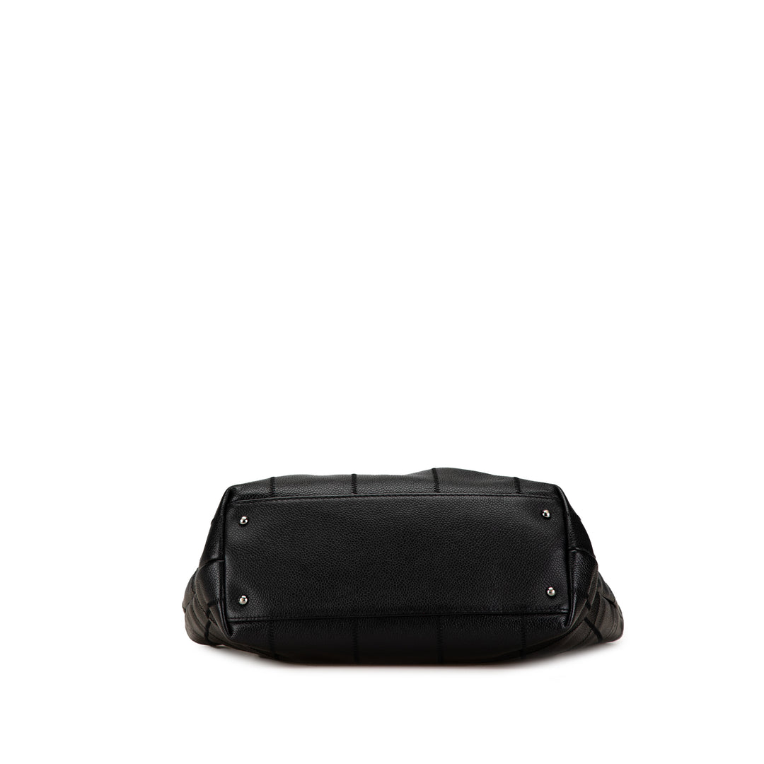 Caviar Choco Bar Tote Black - Gaby Paris