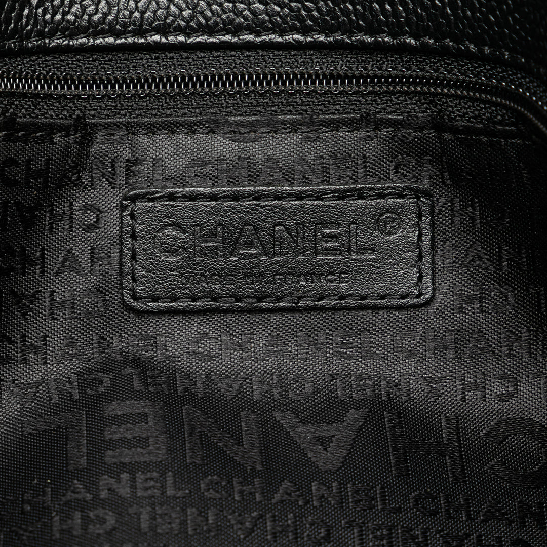 Chanel Caviar Choco Bar Tote Black - GABY PARIS