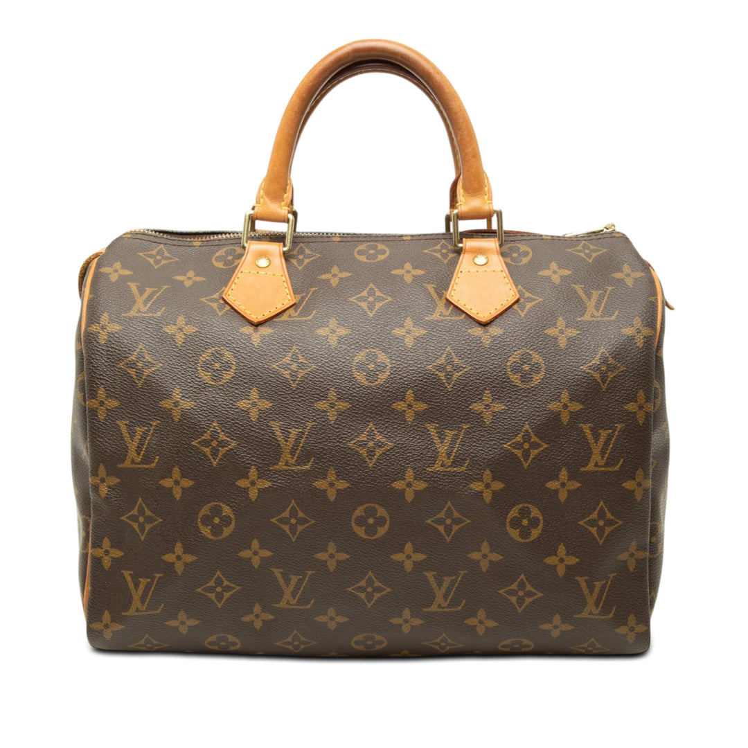 Louis Vuitton Speedy 30 Monogram Marron – vue principale – GABY PARIS