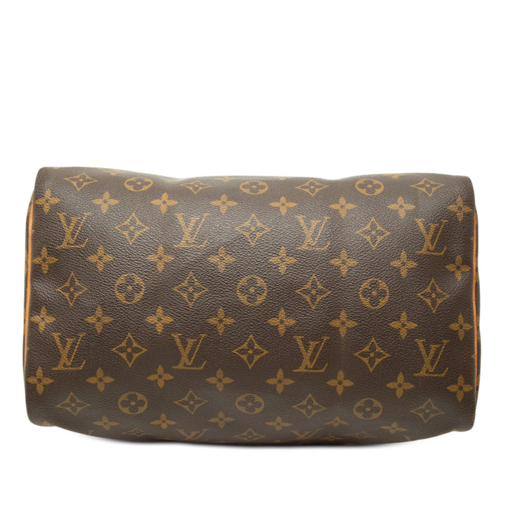 Louis Vuitton Speedy 30 Monogram Marron – vue 3 – GABY PARIS