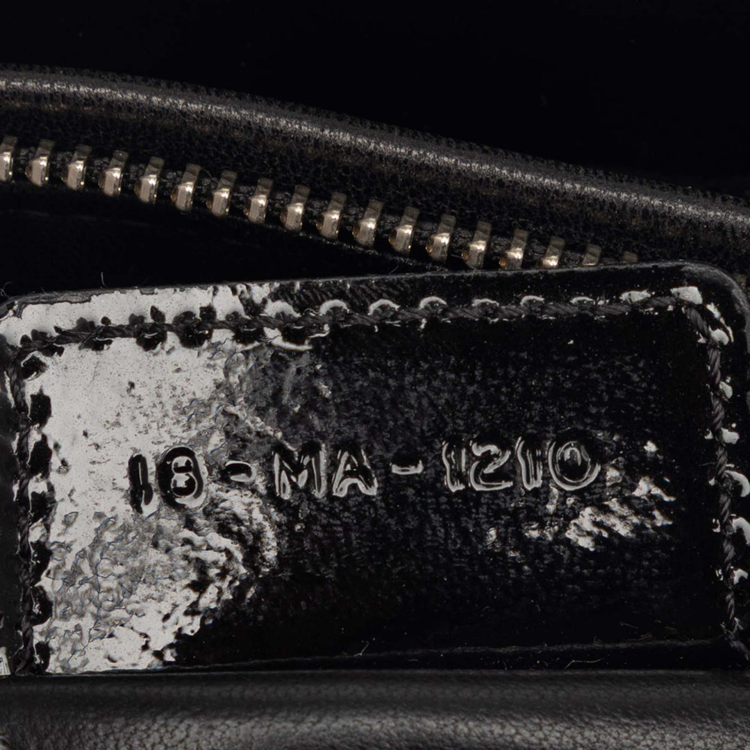 Dior Medium Multicolor Metallic Fabric et Cuir verni Cuir Lady Dior
