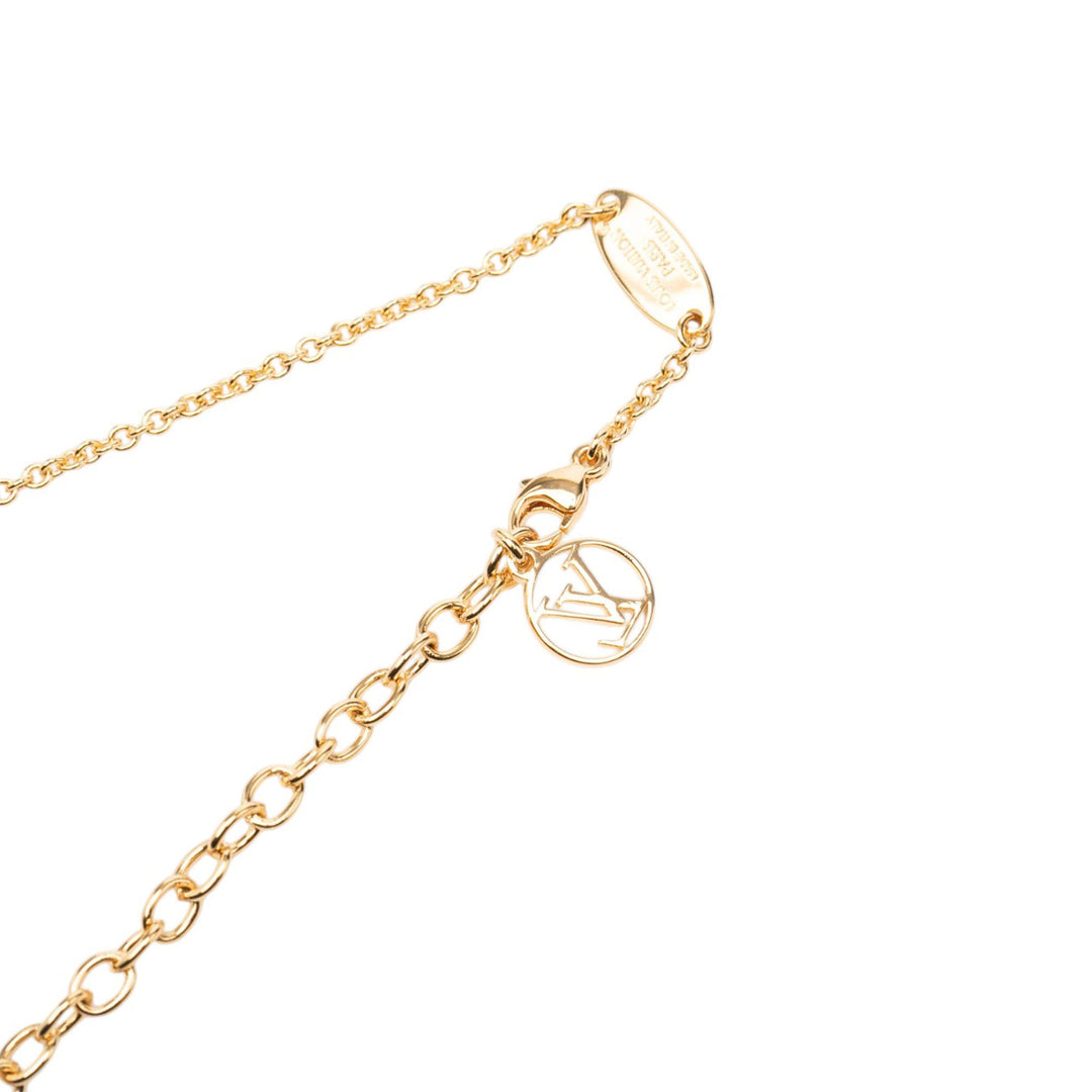 Louis Vuitton Collier Essential V plaqué or – vue 4 – GABY PARIS