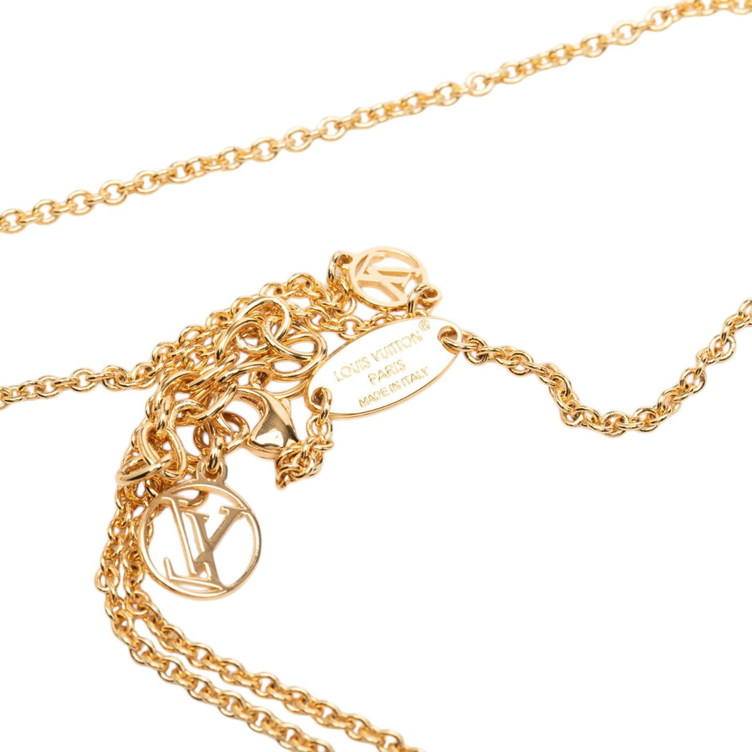 Louis Vuitton Collier Essential V plaqué or – vue 5 – GABY PARIS