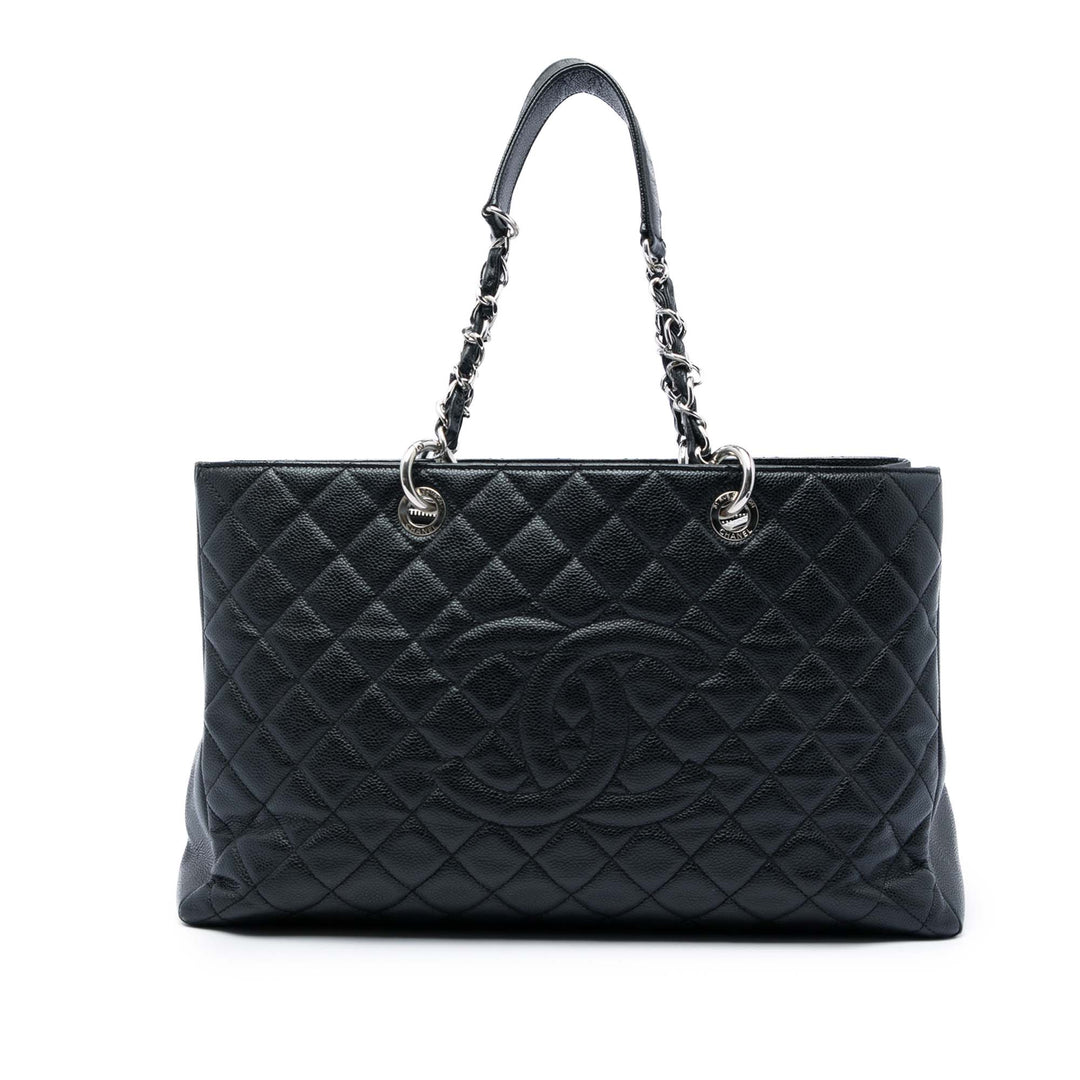 Cabas XL Cuir caviar Noir