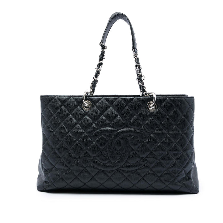 Cabas XL Cuir caviar Noir