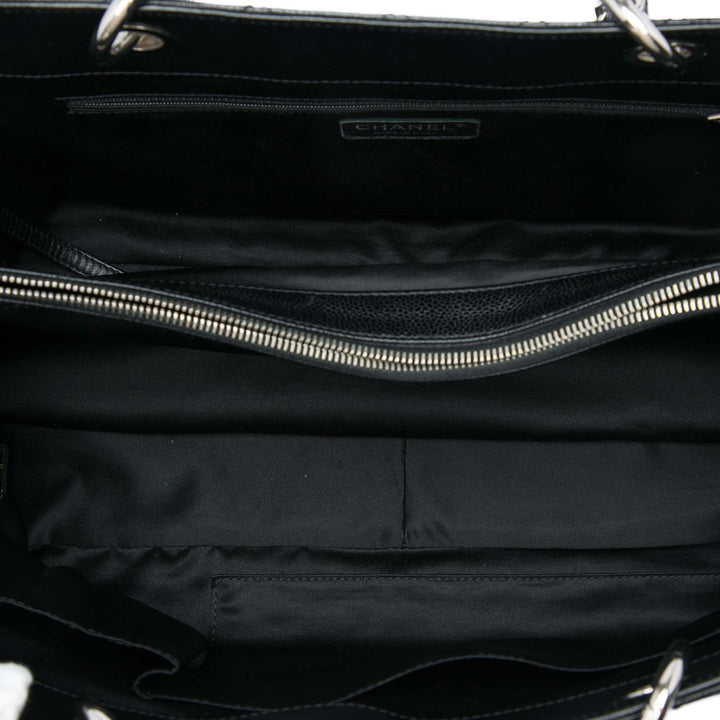 Cabas XL Cuir caviar Noir