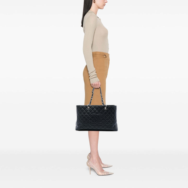 Cabas XL Cuir caviar Noir