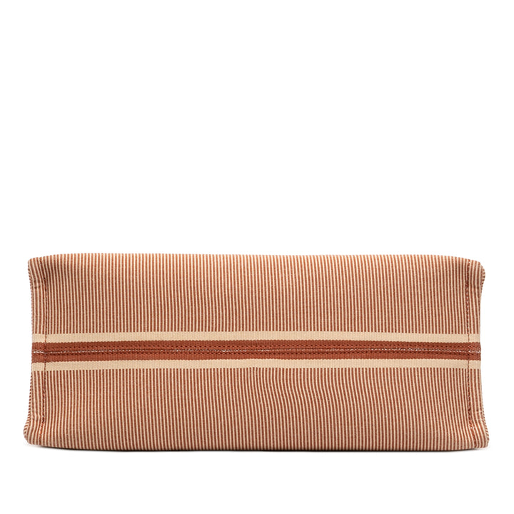 Celine Large Striped Toile Cabas Thais Cabas