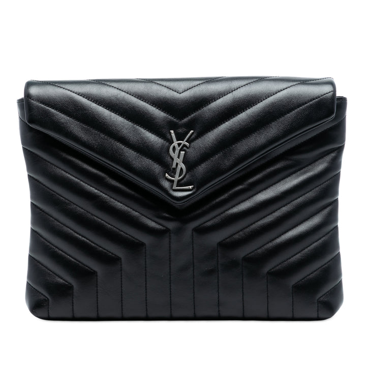 Saint Laurent Matelasse Cuir de veau Monogram LouLou Document Pochette