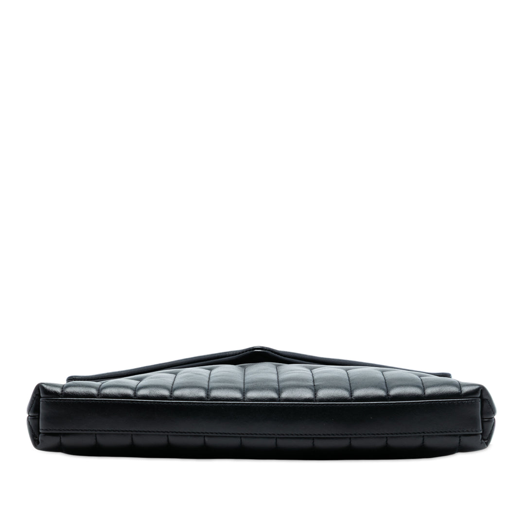 Saint Laurent Matelasse Cuir de veau Monogram LouLou Document Pochette