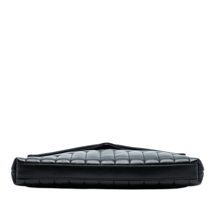 Saint Laurent Matelasse Cuir de veau Monogram LouLou Document Pochette