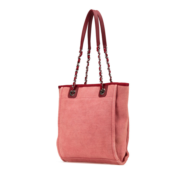 Mini Mixed Fibers Deauville Tote Red - Gaby Paris