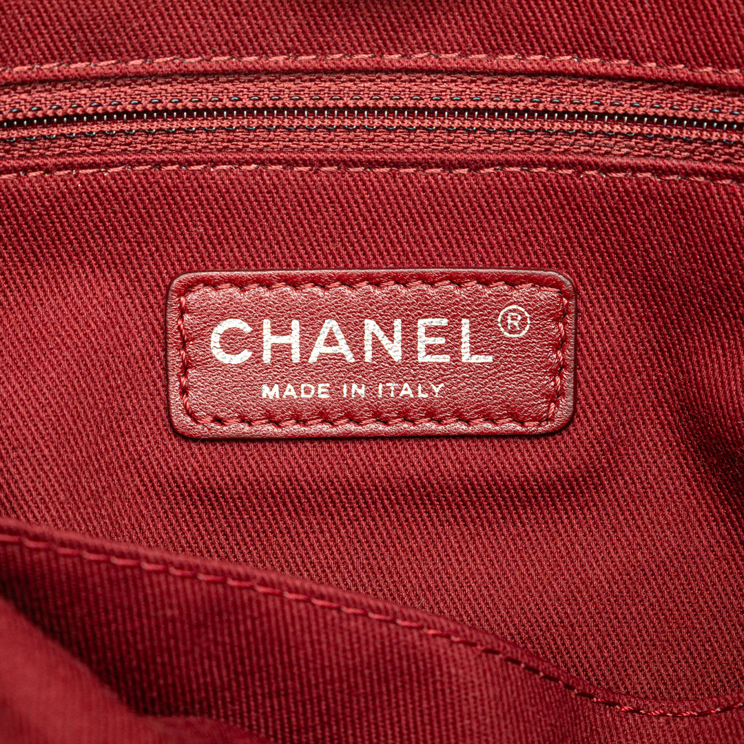 Mini Mixed Fibers Deauville Tote Red - Gaby Paris